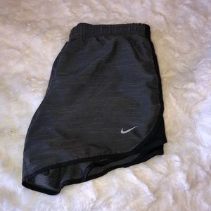 grey and black, nike shorts